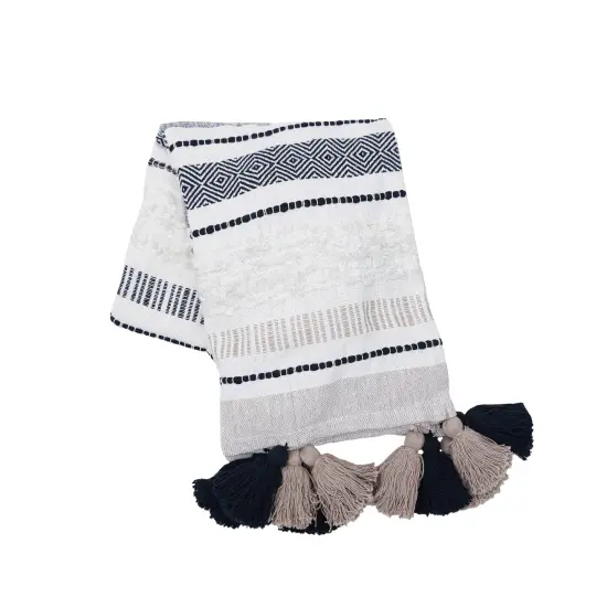 Barton Dune Onyx Throw Blanket {1}