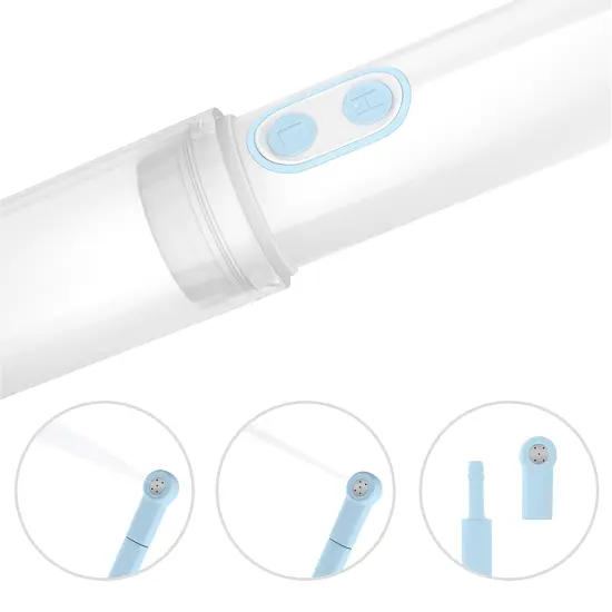 Little Martin's: Portable Electric Travel Bidet - Blue -Water Cleanser Tool, Baby-Adult-Senior-Mothers-Pregnancy, 2 Pressure Mode, Rotating Spray Head {5}