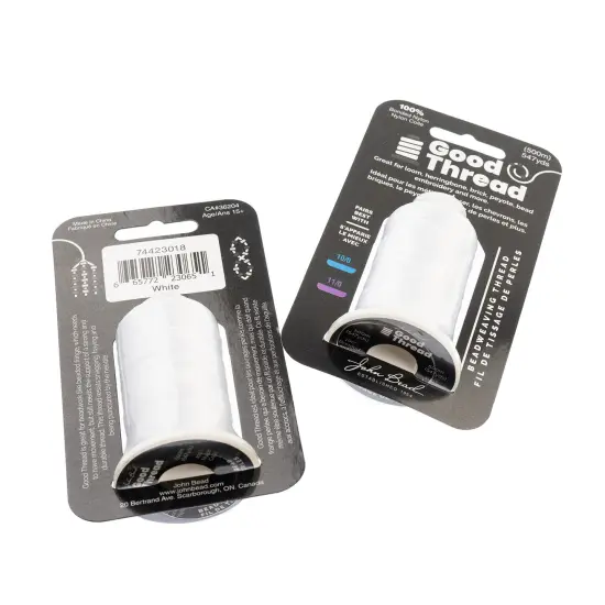 Good Thread White Beadweaving Nylon Thread, 547yds {4}