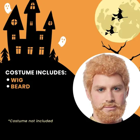 Prince Wig and Beard Adult Costume Accessories {5}