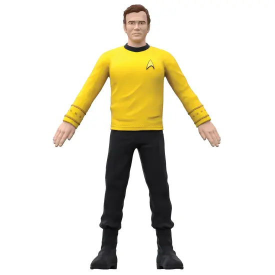 FleXfigs: Captain Kirk & Captain Picard - 2 Character Pack - Articulated Action Figures, Flex It - Pose It!, Collectible Toy Miniatures, Kids Ages 3+ {6}