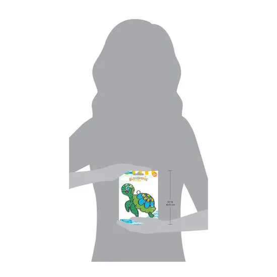 Colorbok Sunshine Vibes Makit & Bakit Suncatcher Kit-Turtle {5}