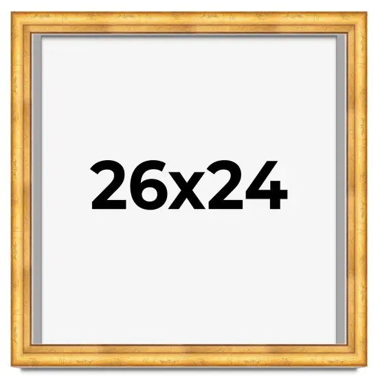 Photo Size Shadow Box 1.75" Deep Gold Frame - UV Acrylic, Backing, Hanging Hardware {1}