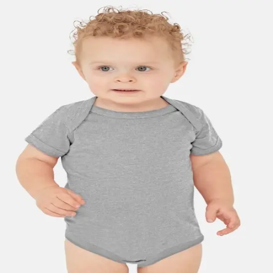 Rabbit Skins&reg; Classic Baby Fine Jersey One Piece Heather {1}