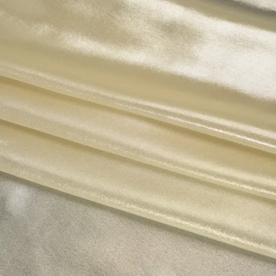 1 Yard Metallic Gold Chiffon Fabric Sheer Liquid Sheen Polyester 60" Width {4}