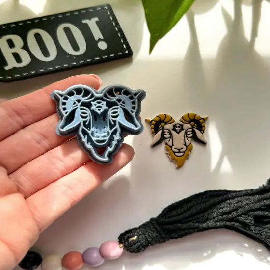 WITCHY GOAT | HALLOWEEN | CLAY CUTTER {2}