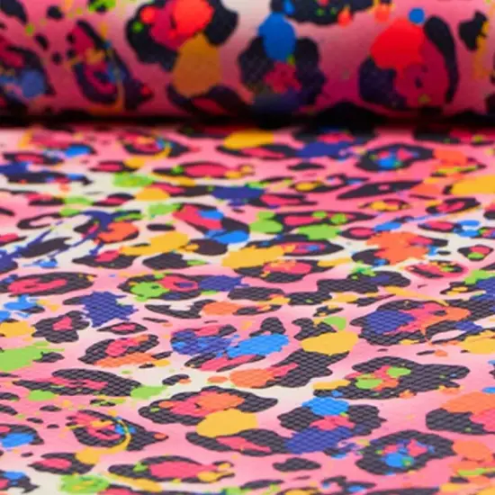 Party Animal Foil Printed Spandex Fabric Lime Green {4}