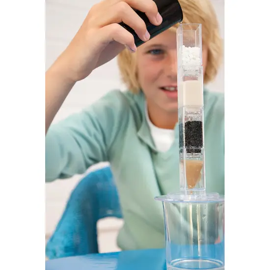 4M: Green Science: Clean Water Science - DIY Mini Water Filtration & Desalination Plant Kit, Solar Powered, STEM Experiment Activity, Kids Ages 5+ {7}