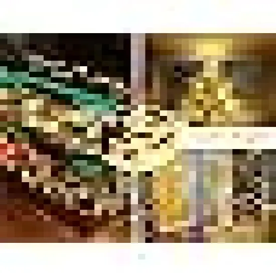 Christmas String Lights Green Wire {5}