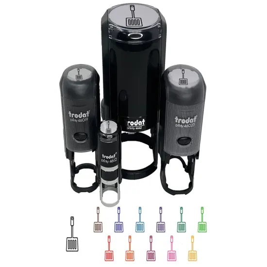 Spatula Cooking BBQ Self-Inking Rubber Stamp for Stamping Crafting Planners UV {1}