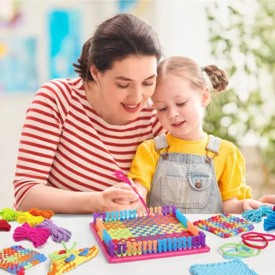 Weaving Loom Kit Toys, Arts and Crafts for Kids and Adults {5}