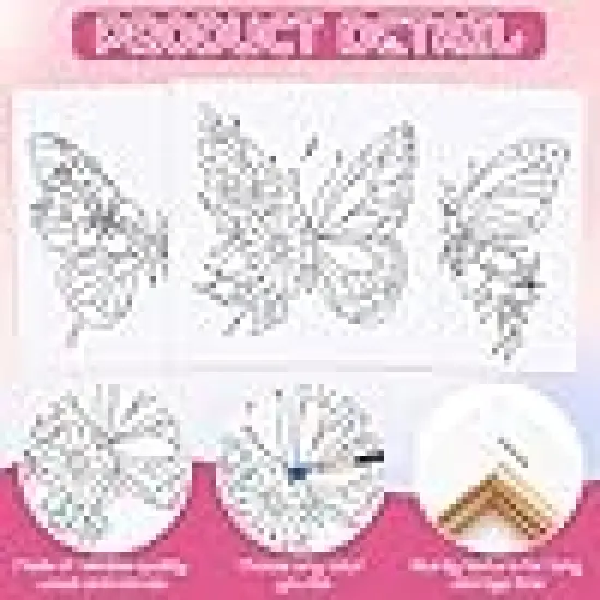 Butterflies Pre Printed Canvas for DIY Painting for Party Favors Supplies {4}
