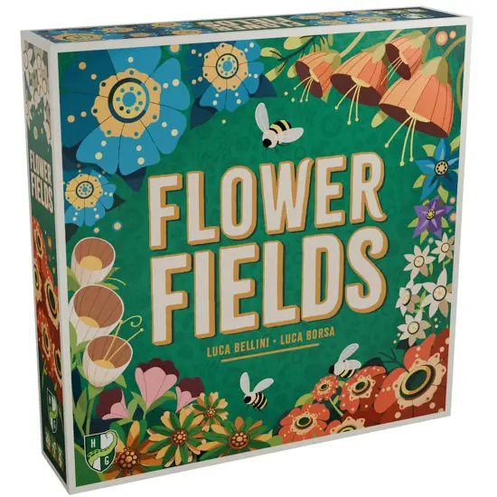 Horrible Guild: Flower Fields - Tile Placement Board Game, Create A Beautiful Garden, Competitive Strategy Game Over 3 Seasons, Ages 8+, 1-4 Players {1}