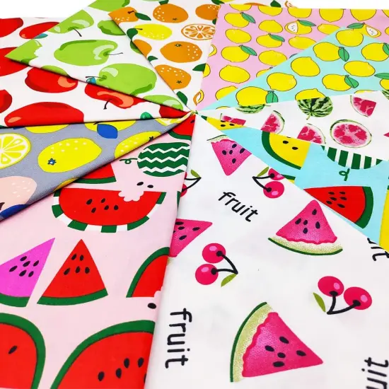 Fat Quarters Precut Fabric Bundles, 10 Pcs 100% Cotton 19.69&rdquo; x 19.69 {4}