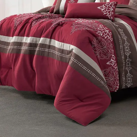 Modern 7 Piece Comforter Set {4}