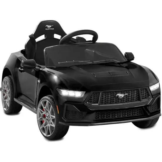 Best Choice Products Kids 12V Electric Ride-On Car Officially Licensed Ford Mustang w/ Remote, LED Lights Red {7}
