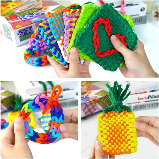 Weaving Loom Kit Crafts - Arts and Crafts for Kids and Adults {5}