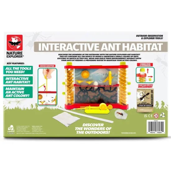 Lanard Nature Explorer: Ant Condo - Interactive Insect Sand Habitat, House & Maintain An Active Colony, All-In-1 Observation, STEM Toy, Kids Ages 3+ {5}