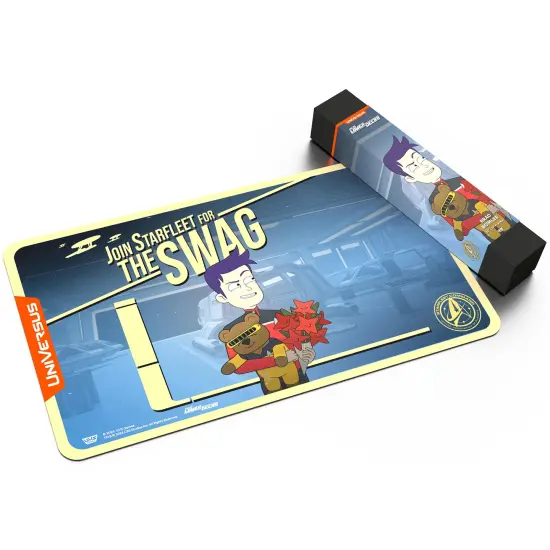 UniVersus: STAR TREK: Lower Decks - Brad Boimler Playmat - 24 x 14" Neoprene Mat, Tabletop Card Game Accessory, UVS Games, Officially Licensed {7}
