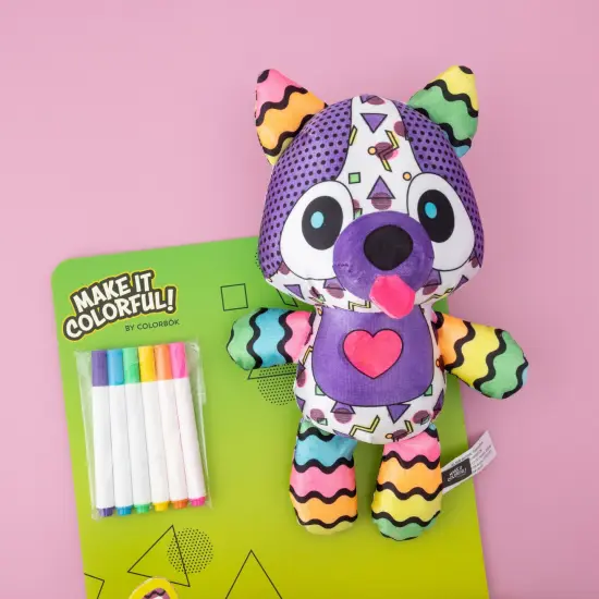 Colorbok Make It Colorful! Color Your Own Plush-Softie Dog {4}