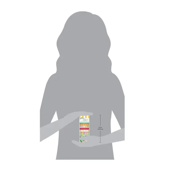 Pebbles Fun In The Sun Washi Tape-8/Pkg {5}