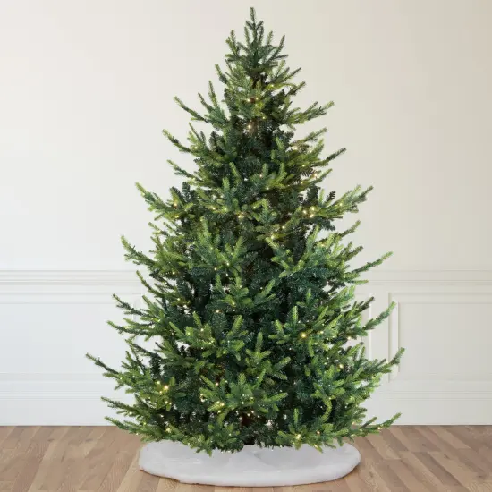Northlight Real Touch™ Elite Pre-Lit Glenmora Pine IPT Artificial Christmas Tree - 12' Dual Color LED Green {7}