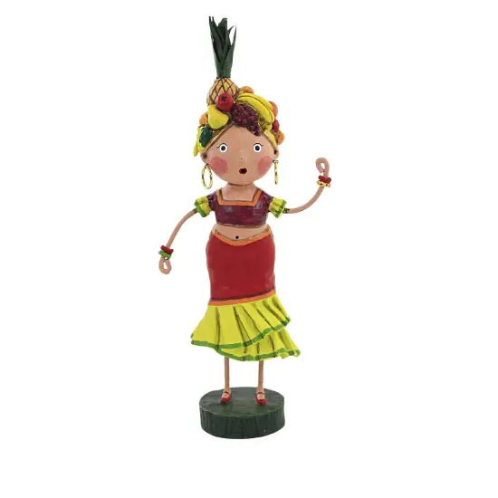 Lori Mitchell 8.5 Inch Chiquita Everyday Figurine , Lightweight Everyday Decor Fruit Head Piece Red {1}