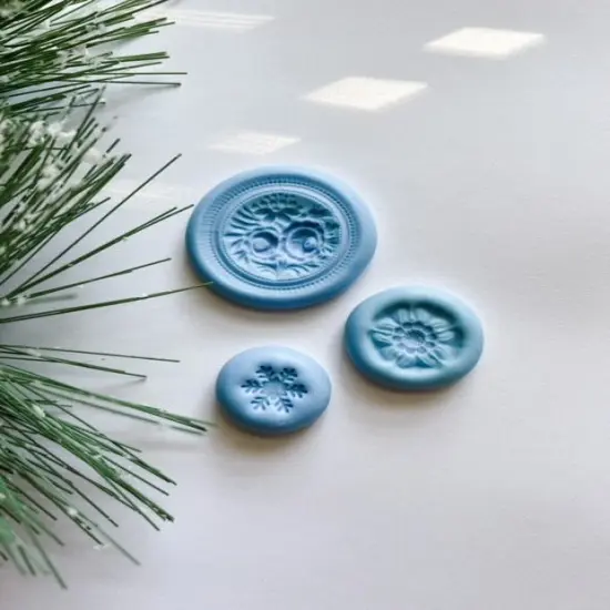 Snowflake "button" Mold {4}