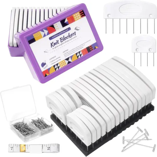 20Pcs Knit Blockers Combs Pins {1}