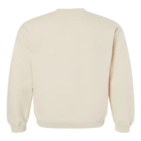 Gildan&reg; Midweight Crewneck Long Sleeve Sweatshirt Sand {2}