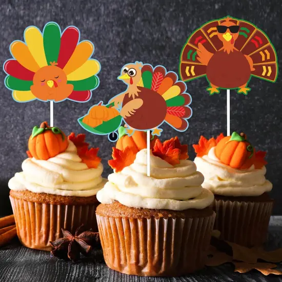 Thanksgiving Cupcake Topper {4}