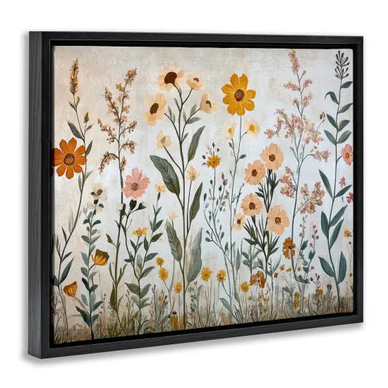 Stupell Industries Growing Tall Wildflowers Floating Frame, design by Petal Prints Design {9}