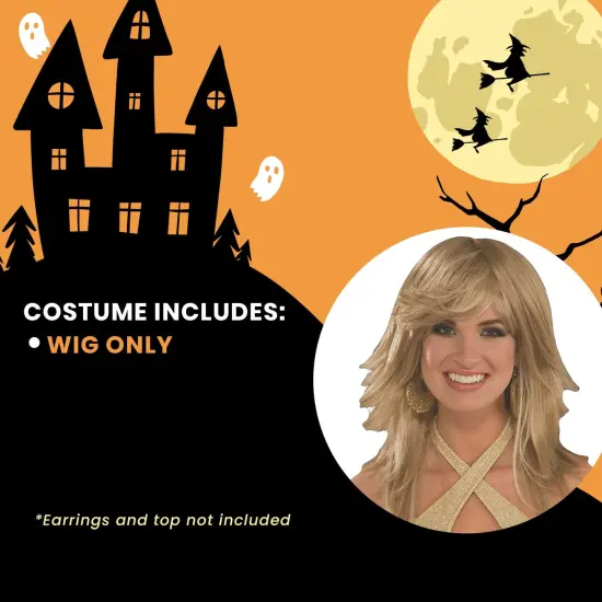 Disco Fantasy Costume Wig {4}