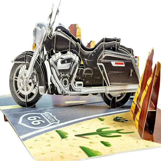 3D Pop Up Greeting Card - Blank Inside for Personalized, Amazing, Fun, Happy Gift - Thick Envelope, Fold Flat {3}