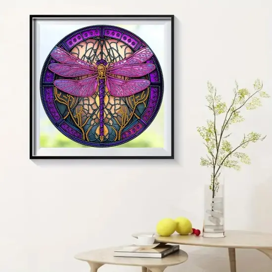 DIY 5D Dragonfly Diamond Painting Kits for Adults {2}