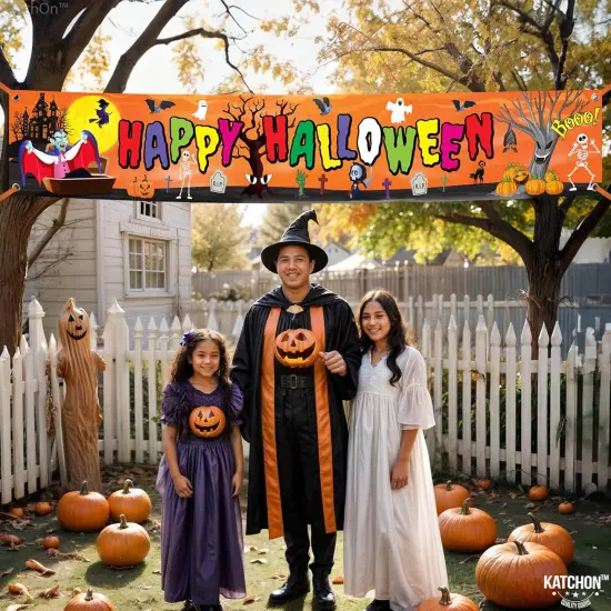 Happy Halloween Banner For Outdoor {3}