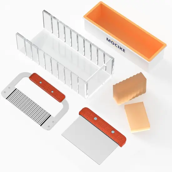 Premium Acrylic Soap molds Making Kit - Craft Exquisite DIY Soaps with Precision (Hard Soap Cutter Kit) {1}