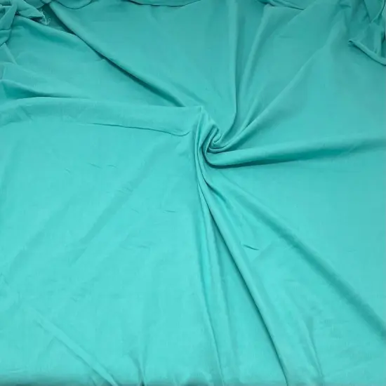 1 Yard Cotton Lycra Spandex Jersey Knit Fabric Soft Stretch 58"-60" Width DK Mint {1}