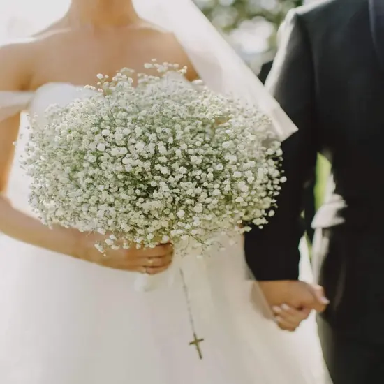 24 Pcs Fake Flowers Gypsophila Bouquet Fall Flowers {3}