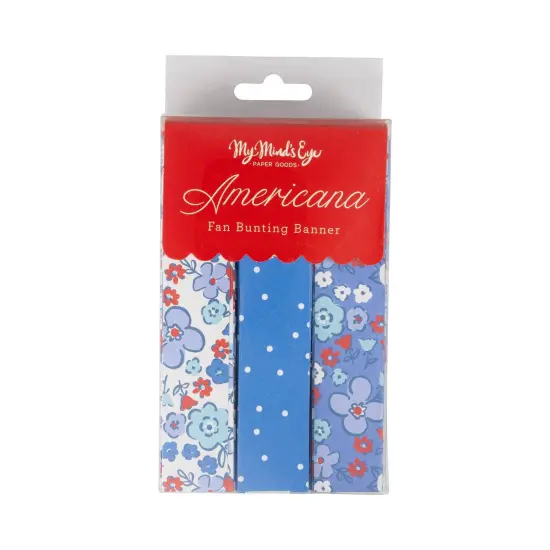 FLORAL AMERICANA BUNTING BANNER {4}