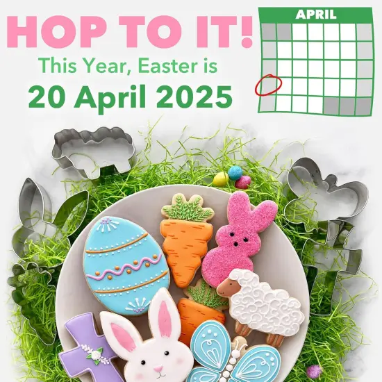 Cookie Cutters Easter Bunny Cookie Cutter, 4" Made in USA {2}