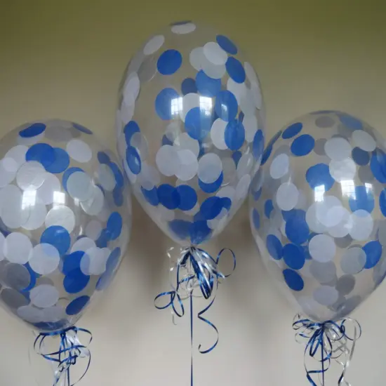 1 inch Tissue Paper Confetti 5000 pcs Circle Confetti Wedding & Birthday Party Decoration Royal Blue {4}