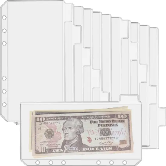 12PCS A6 Zipless Budget Envelopes {1}