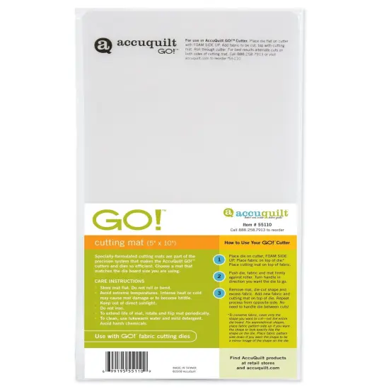 AccuQuilt GO! Cutting Mat; 5-inch-by-10-inch {1}