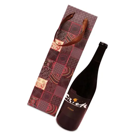 Art Panel Wine Bag 4 1/8'' ✕ 4 1/8'' ✕14 1/4'' {3}