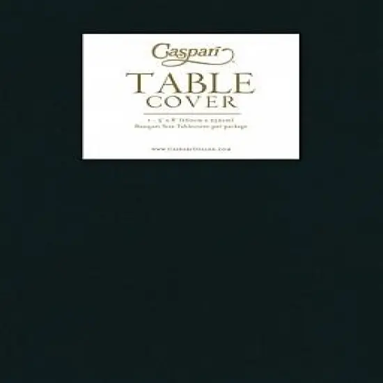 BLACK PAPER LINEN LIKE TABLE COVER {2}