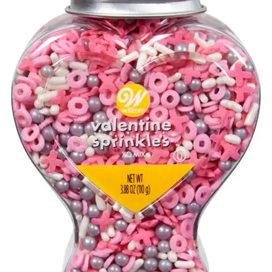 Wilton Valentine XO Sprinkles Mix 3.88 oz. {2}