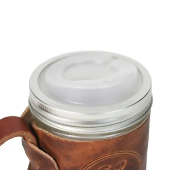 Cuppow Mason Jar Drinking Lid, Wide Mouth, Reusable, Perfect for Smoothies, Iced Coffee and On-the-Go, Fits Standard Wide Mouth Mason Jars {3}