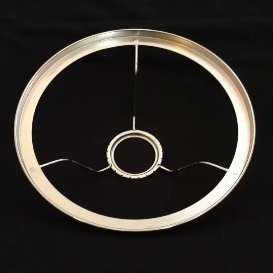 Aladdin Nickel Plated 10" Under Burner Shade Ring for Glass Shades {4}