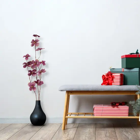 Northlight Velvet Dogwood Artificial Floral Christmas Spray - 39" - Pink {4}